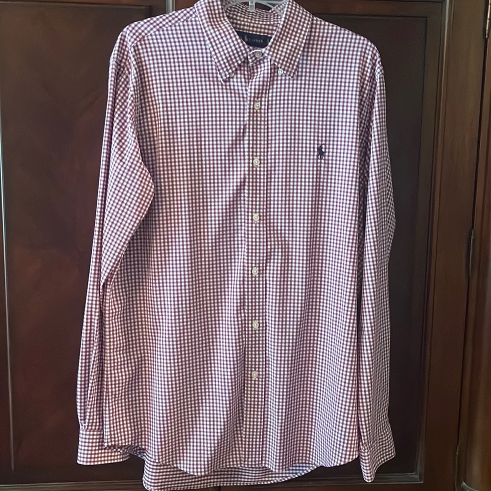 Men’s Ralph Lauren Performance Long Sleeve Shirt. Size Large